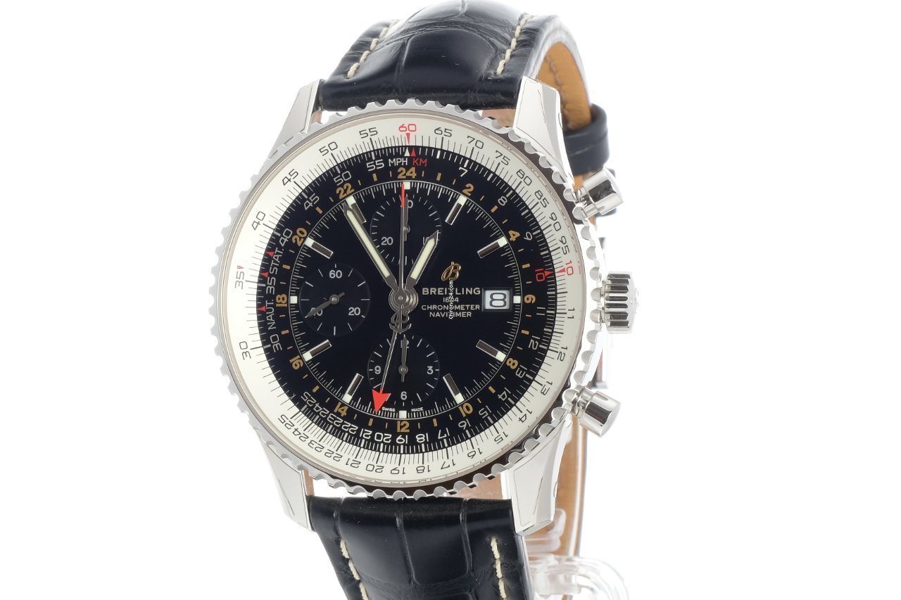 Breitling Navitimer World Mens watch Unisex Automatic Steel A2432212 B726 760P
