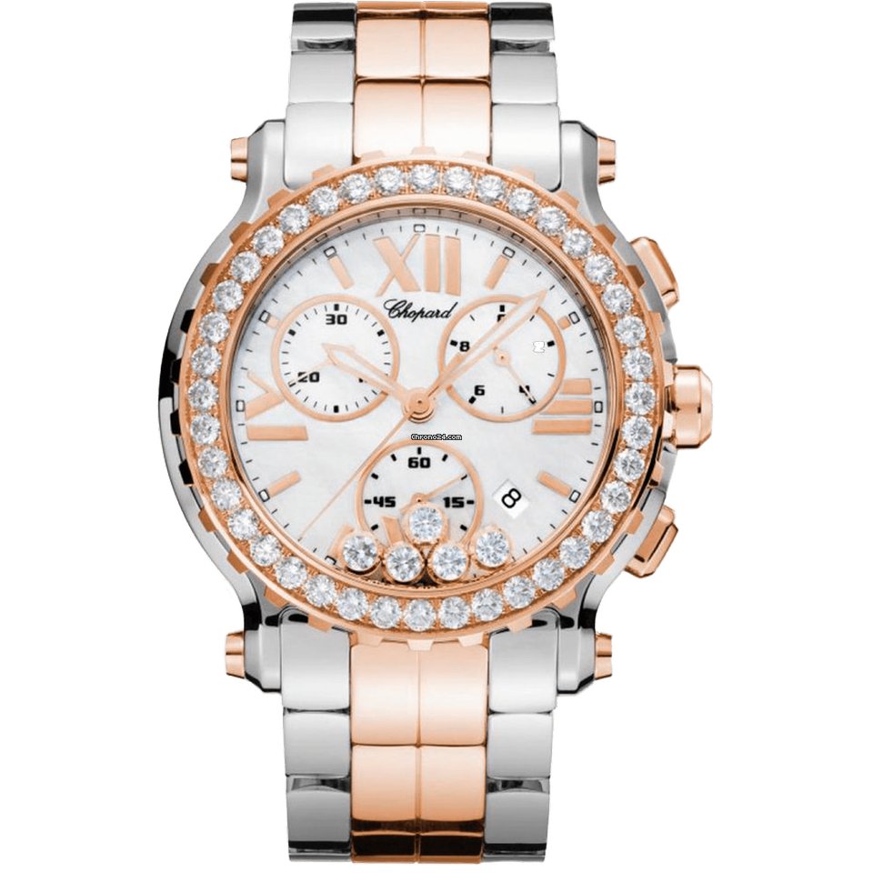 Chopard Happy Sport Mens watch Unisex Quartz Gold Steel 288506-6002