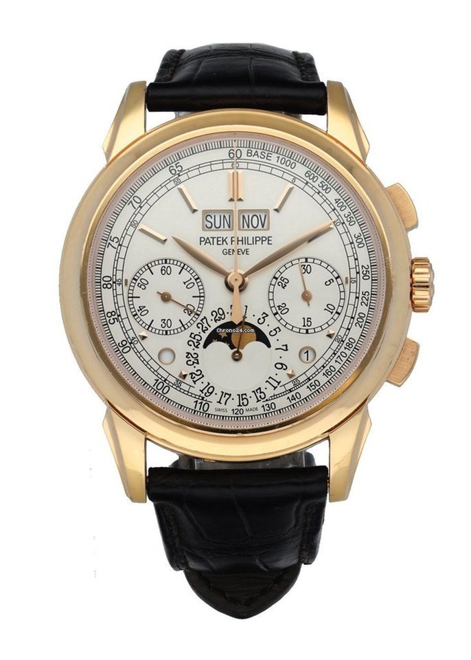 Patek Philippe Perpetual Calendar Chronograph Mens watch Unisex Manual winding Rose gold 5270R