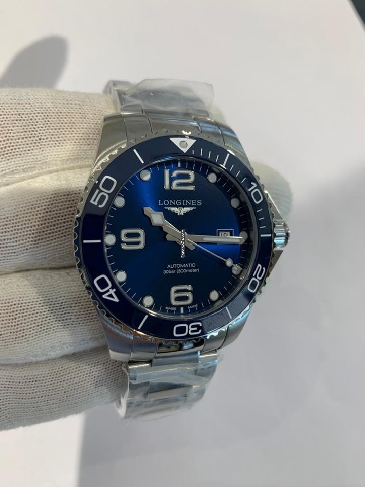 Longines HydroConquest Mens watch Unisex Automatic Steel L3.782.4.96.6