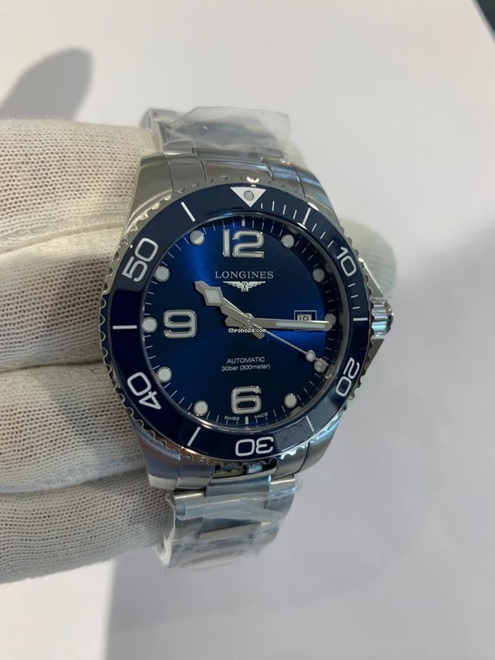 Longines HydroConquest Mens watch Unisex Automatic Steel L3.781.4.96.6