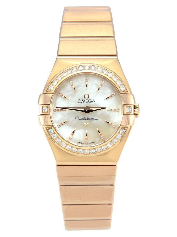 Omega Constellation Quartz Womens watch Quartz Rose gold 123.55.27.60.55.002