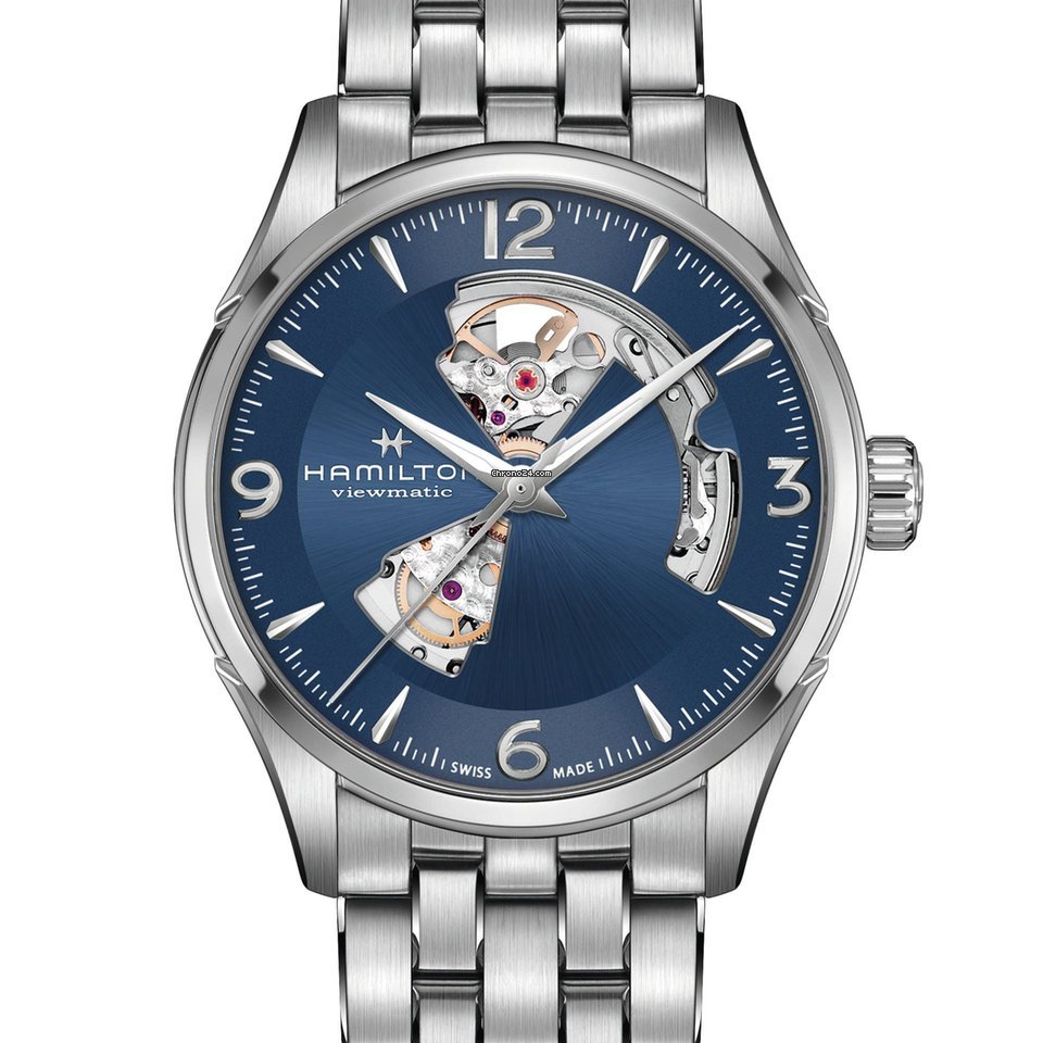 Hamilton Jazzmaster Open Heart Mens watch Unisex Automatic Steel H32705141