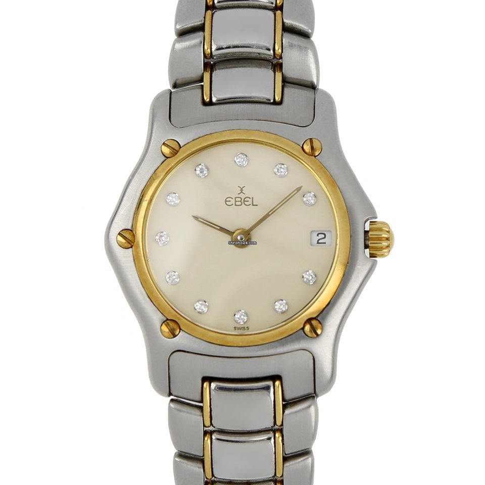 Ebel 1911 Womens watch Quartz Gold Steel 188901