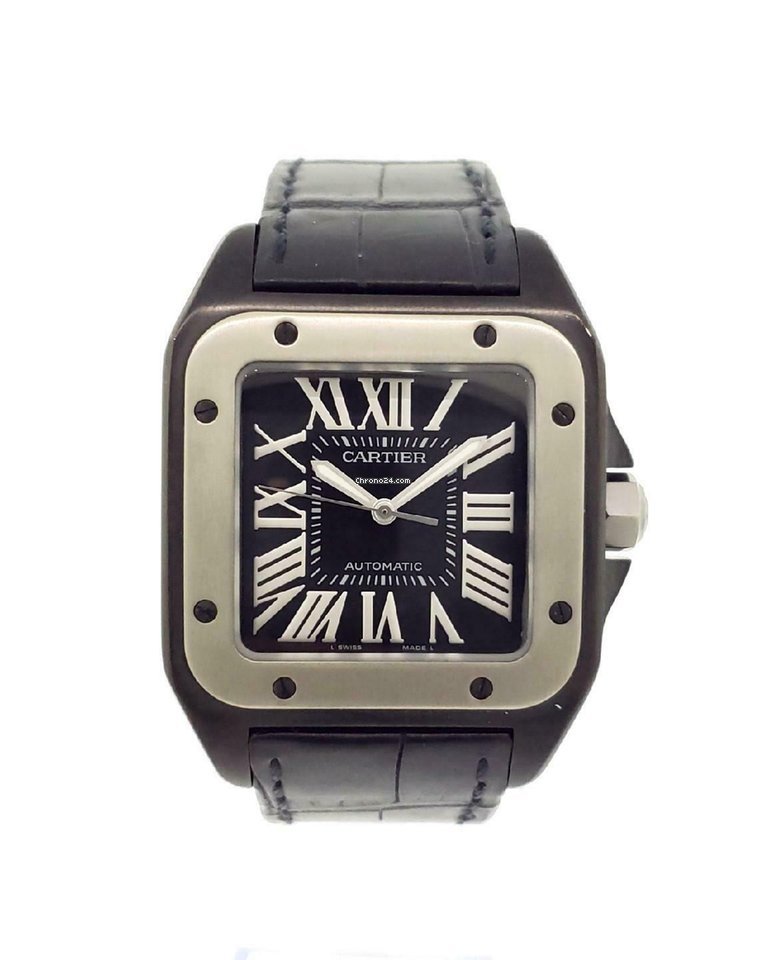 Cartier Santos 100 Mens watch Unisex Automatic Steel W2020010