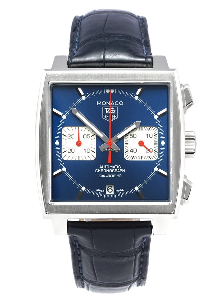 TAG Heuer Monaco Calibre 12 Mens watch Unisex Automatic Steel CAW2111.FC6183