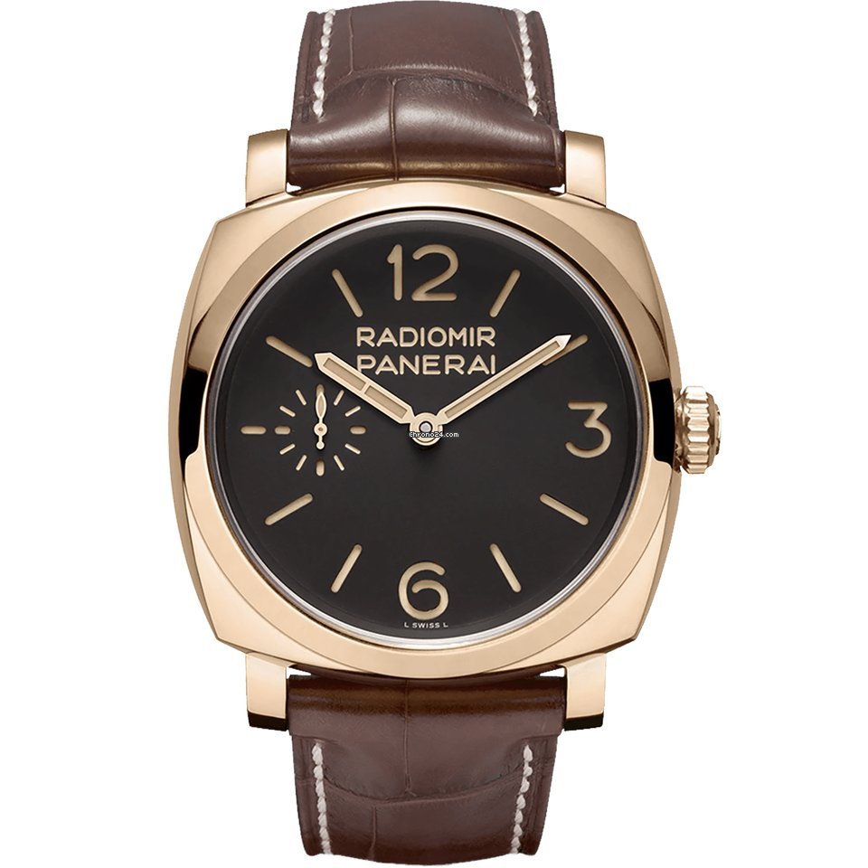 Panerai Special Editions Mens watch Unisex Manual winding Rose gold PAM00398
