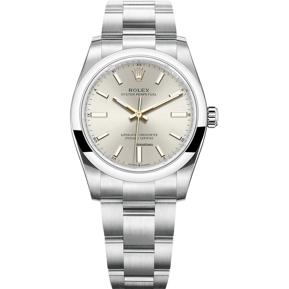Rolex Oyster Perpetual 34 Womens watch Steel Automatic 124200-0001