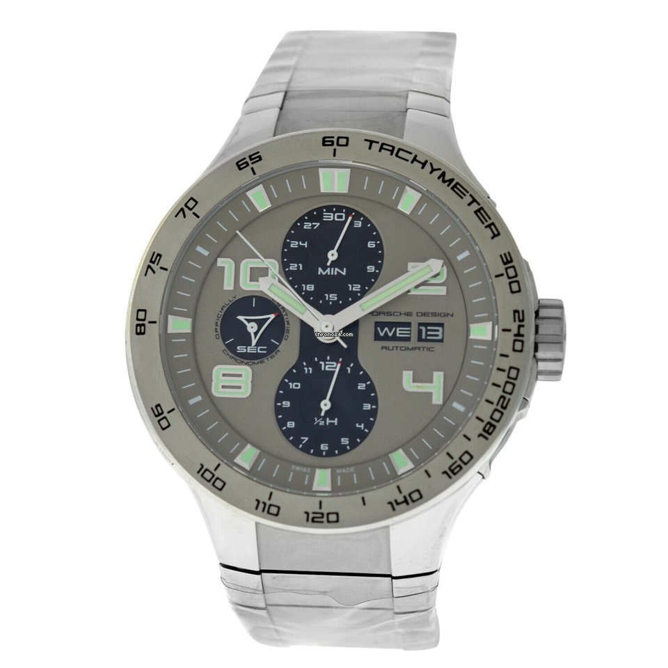 Porsche Design Flat Six Mens watch Unisex Automatic Steel P6340 6340.41.24.0251