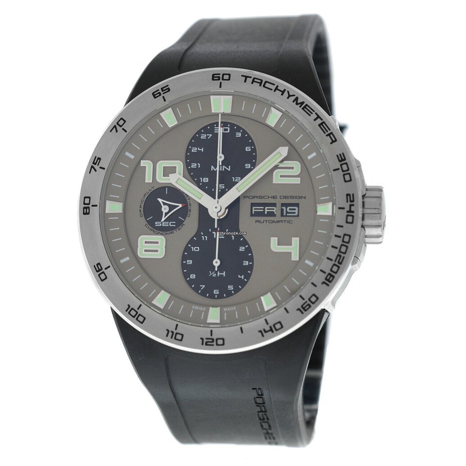 Porsche Design Flat Six Mens watch Unisex Automatic Steel P6340 6340.41.24.1169