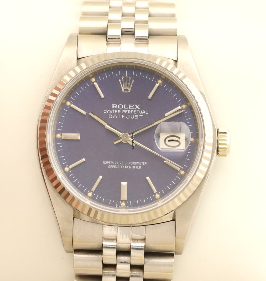 Rolex Datejust Mens watch Unisex White gold Automatic 16019