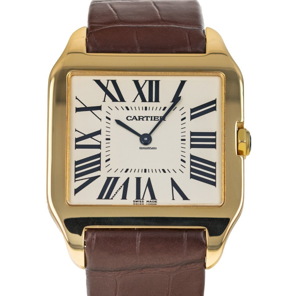 Cartier Santos Dumont Mens watch Unisex Manual winding Yellow gold 2649