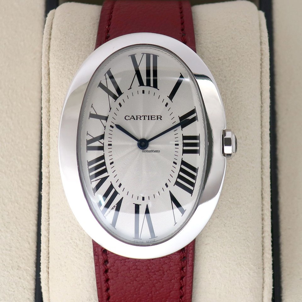 Cartier Baignoire Mens watch Unisex Manual winding White gold W8000001