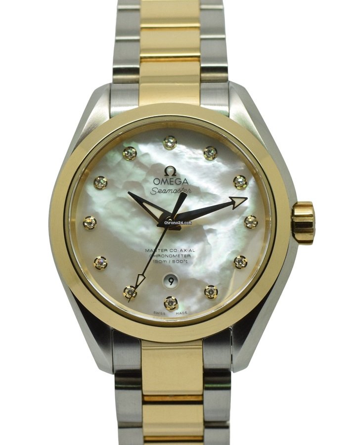 Omega Seamaster Aqua Terra Womens watch Automatic Gold Steel 231.20.34.20.55.002