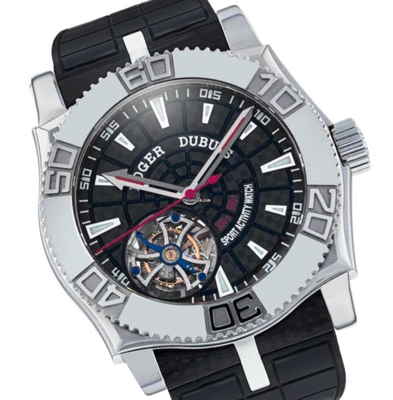 Roger Dubuis Easy Diver Mens watch Unisex Manual winding Steel SE4802 9 0K9.53