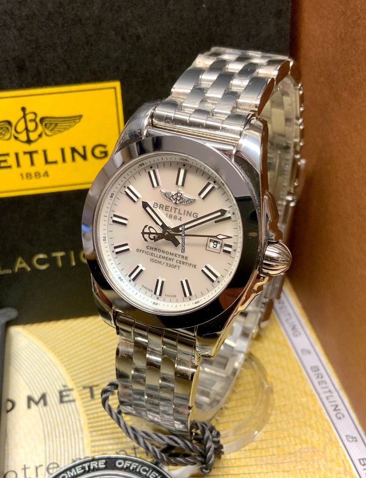 Breitling Galactic Womens watch Quartz Steel W7234812 A784 791A