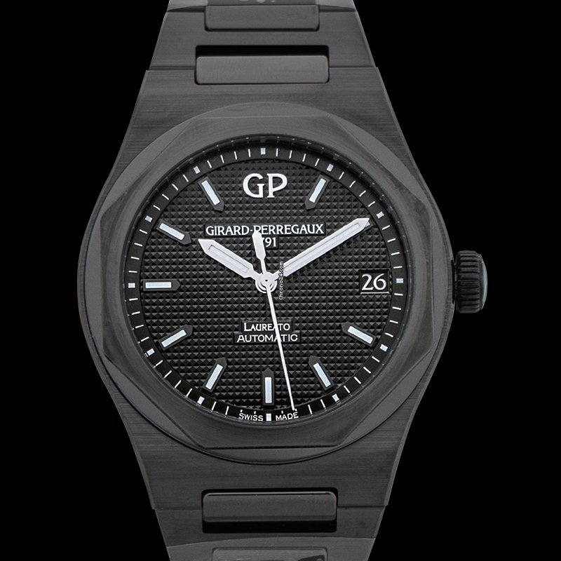 Girard Perregaux Laureato Mens watch Unisex Automatic Ceramic 81010-32-631-32A