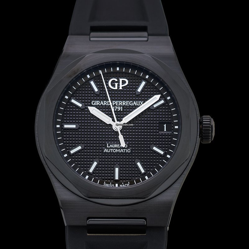 Girard Perregaux Laureato Mens watch Unisex Automatic Ceramic 81010-32-631-FK6A