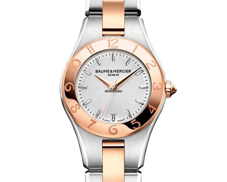 Baume & Mercier Linea Womens watch Quartz Gold Steel M0A10015