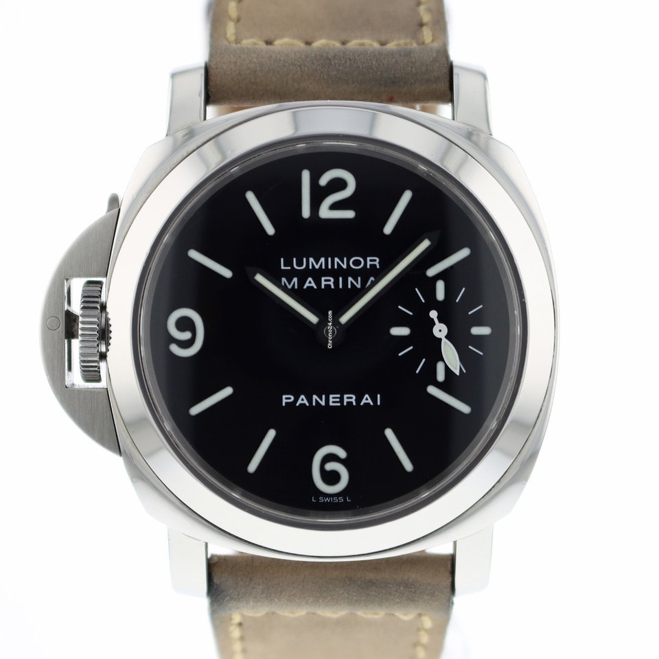 Panerai Luminor Marina Mens watch Unisex Manual winding Steel PAM 00115