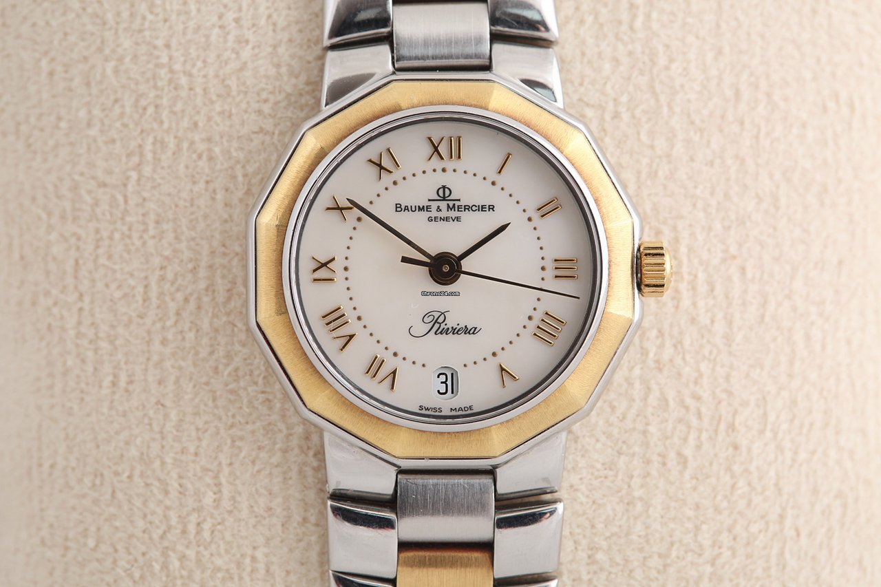 Baume & Mercier Riviera Womens watch Quartz Gold Steel Baume & Mercier 5231