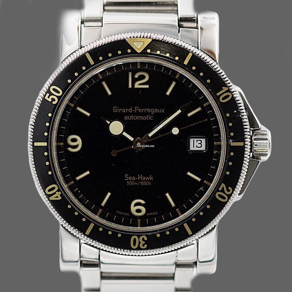Girard Perregaux Sea Hawk Mens watch Unisex Automatic Steel 7300
