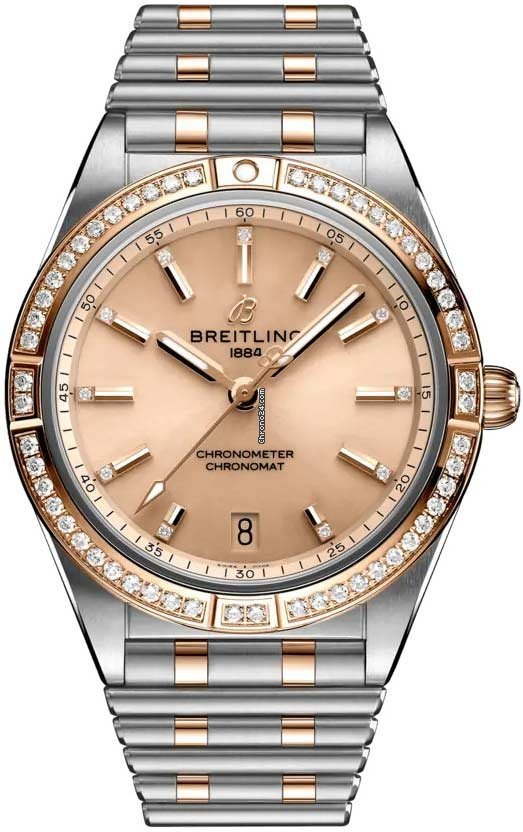 Breitling Chronomat Womens watch Automatic Gold Steel u10380591k1u1