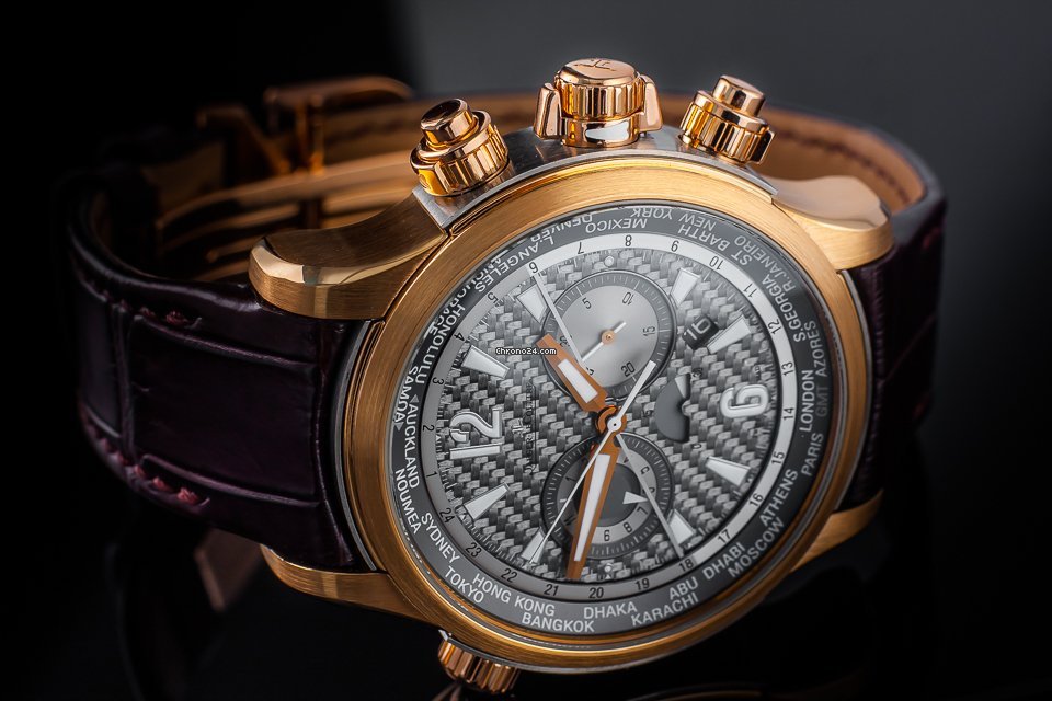 Jaeger-LeCoultre Master Compressor Extreme World Chronograph Mens watch Unisex Automatic Rose gold 150.2.22