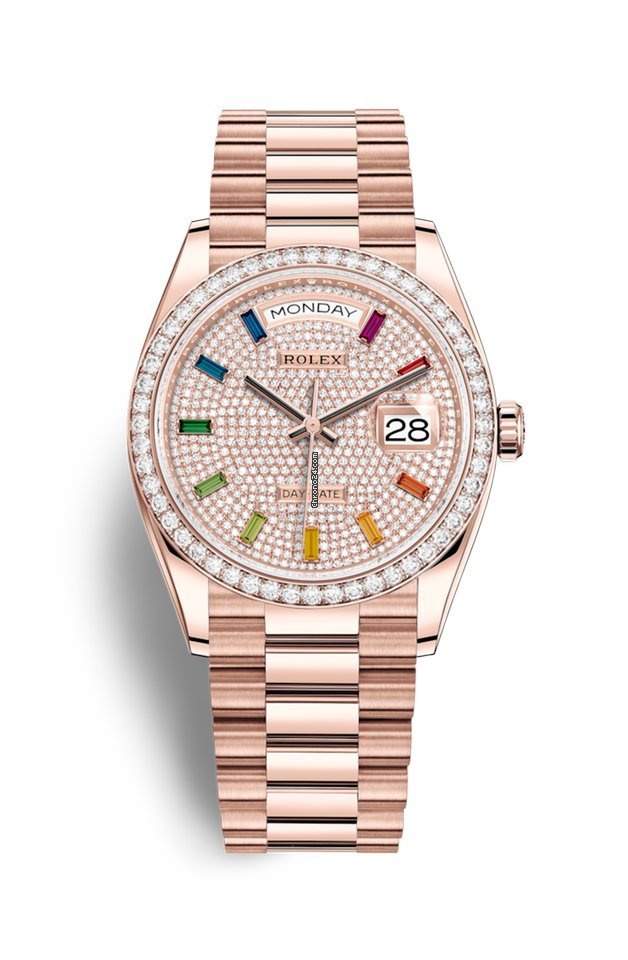 Rolex Day-Date 36 Womens watch Rose gold Automatic 128345