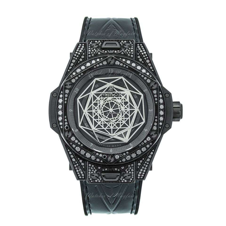 Hublot Big Bang Sang Bleu Mens watch Unisex Automatic Ceramic 465.CS.1114.VR.1700.MXM18