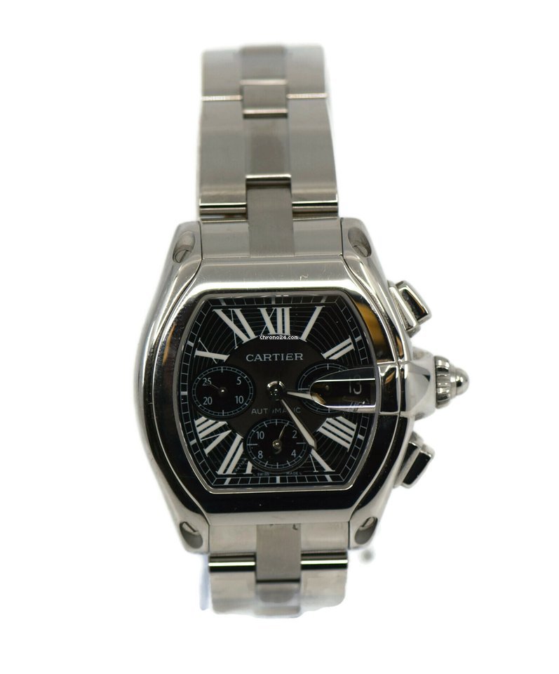 Cartier Roadster Mens watch Unisex Automatic Steel W62007X6