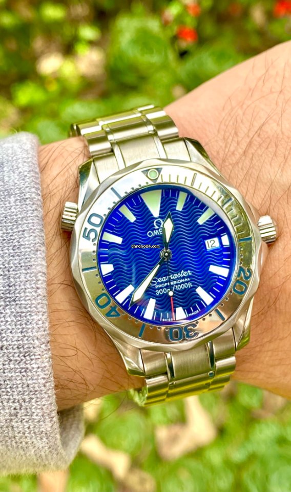 Omega Seamaster Diver 300 M Mens watch Unisex Quartz Steel 196.1641