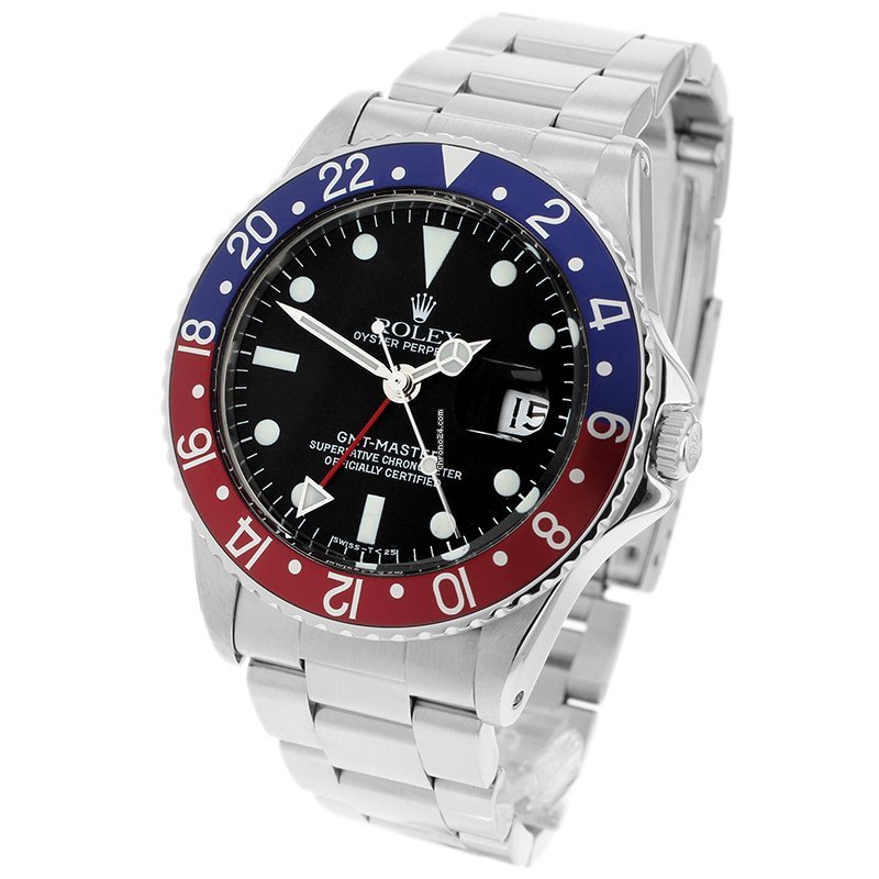 Rolex GMT-Master Mens watch Unisex Steel Automatic 1675