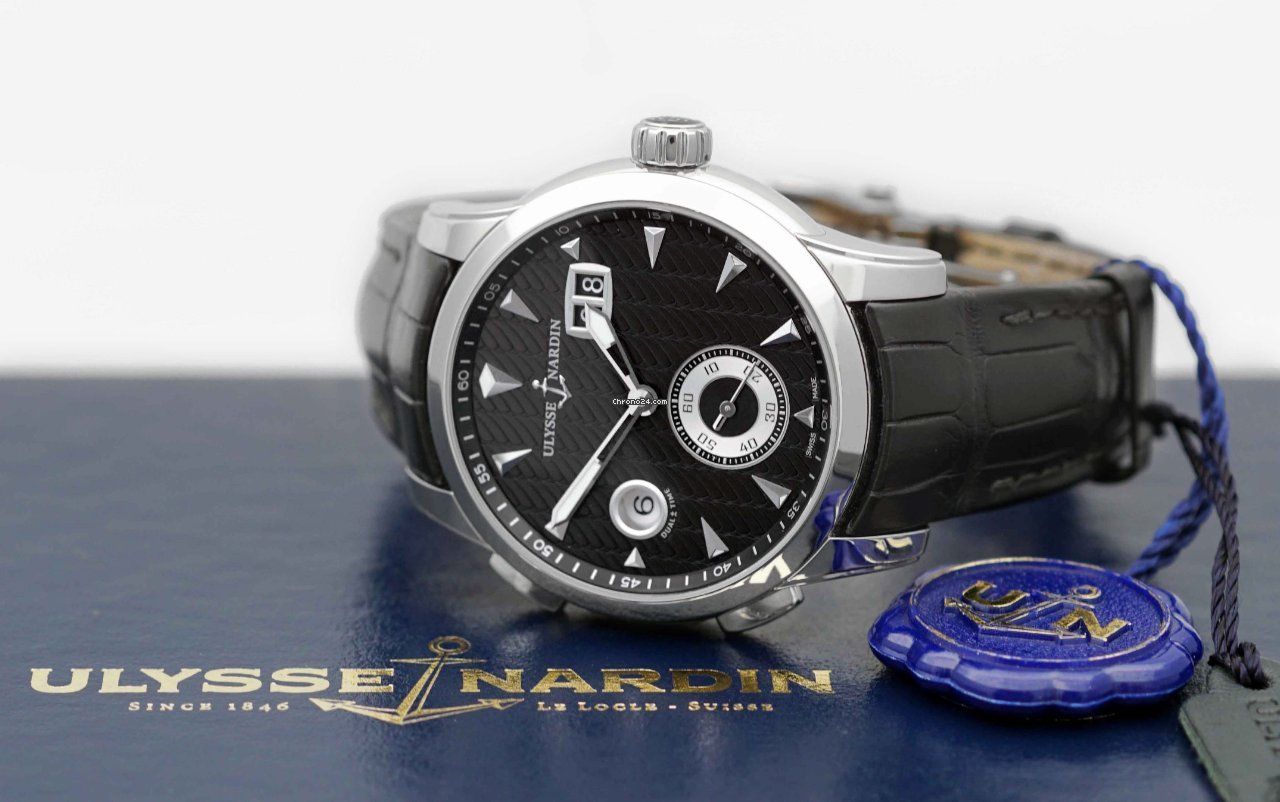 Ulysse Nardin Dual Time Mens watch Unisex Automatic Steel U3343-126 91