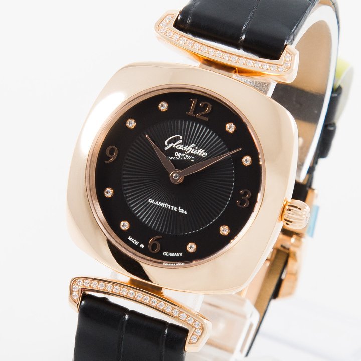 Glashtte Original Pavonina Womens watch Quartz Red gold 1-03-02-09-05-30