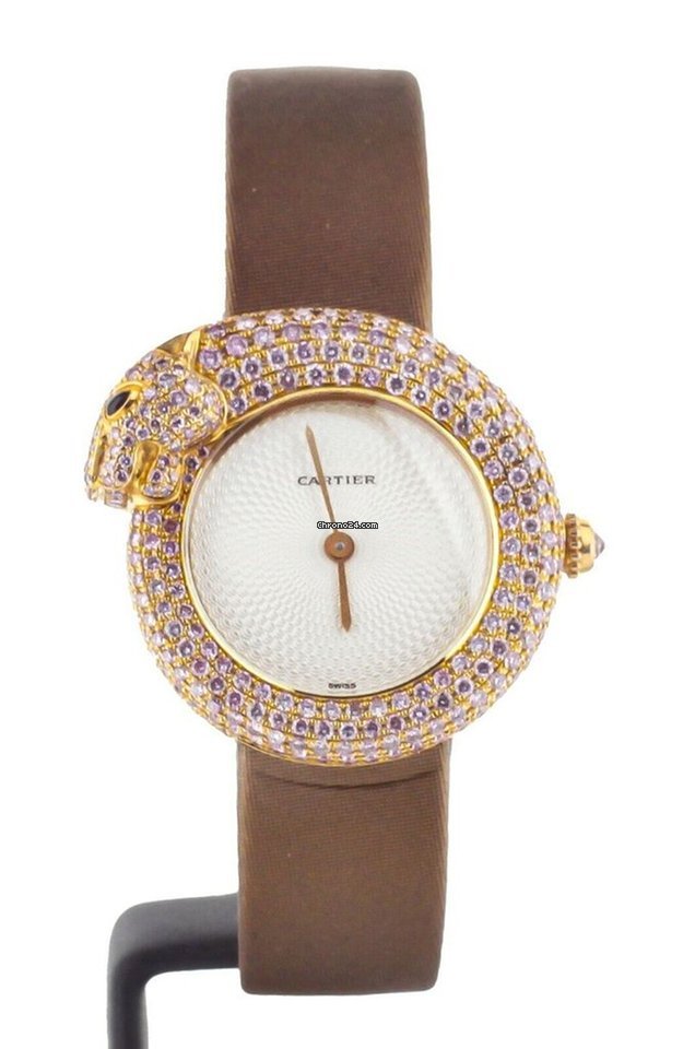 Cartier Panthere Mens watch Unisex Quartz Rose gold 2445