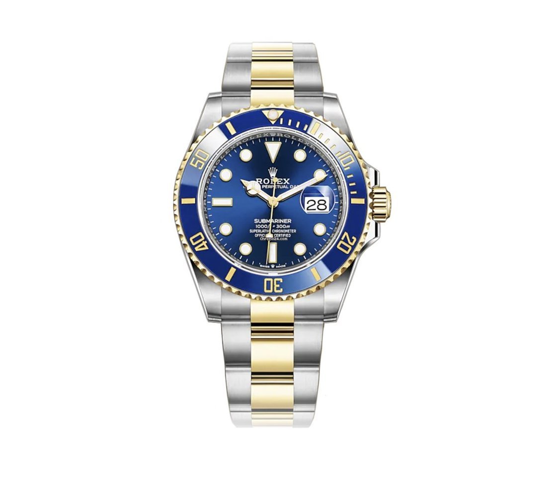 Rolex Submariner Date Gold Steel Automatic 126613 LB