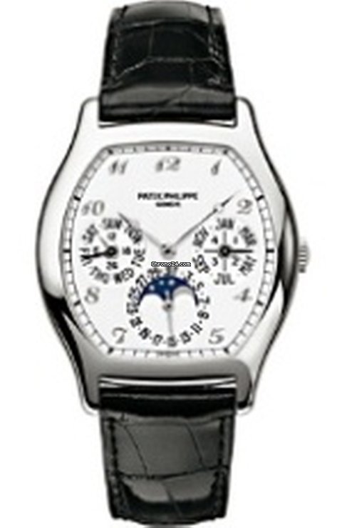 Patek Philippe Perpetual Calendar Mens watch Unisex Automatic White gold 3945 2J-1