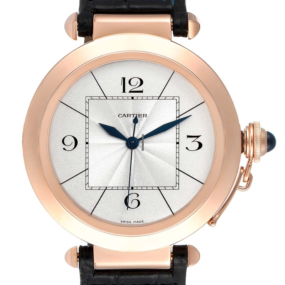 Cartier Pasha Mens watch Unisex Automatic Rose gold W3019351