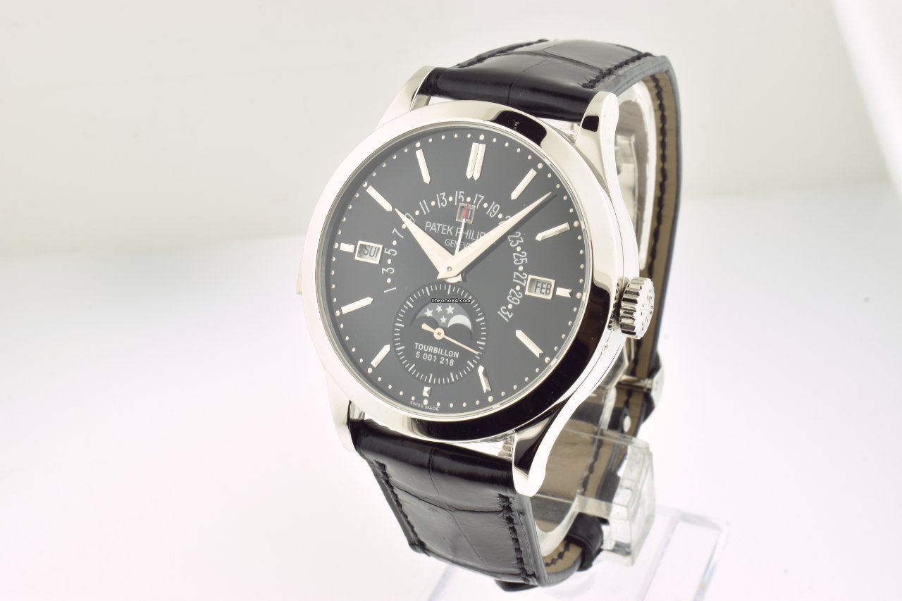 Patek Philippe Minute Repeater Perpetual Calendar Mens watch Unisex Manual winding Platinum 5216P-001