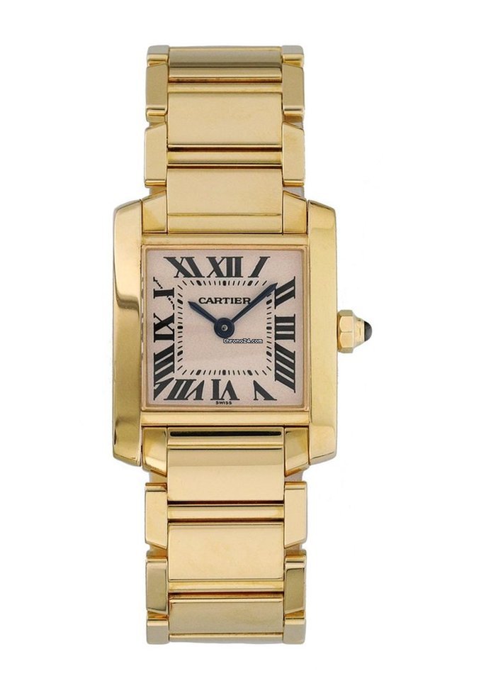 Cartier Tank Francaise Womens watch Quartz Yellow gold 1820