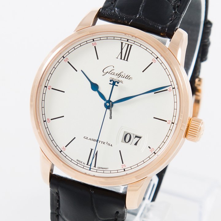 Glashtte Original Senator Excellence Mens watch Unisex Automatic Rose gold 1-36-03-02-05-01