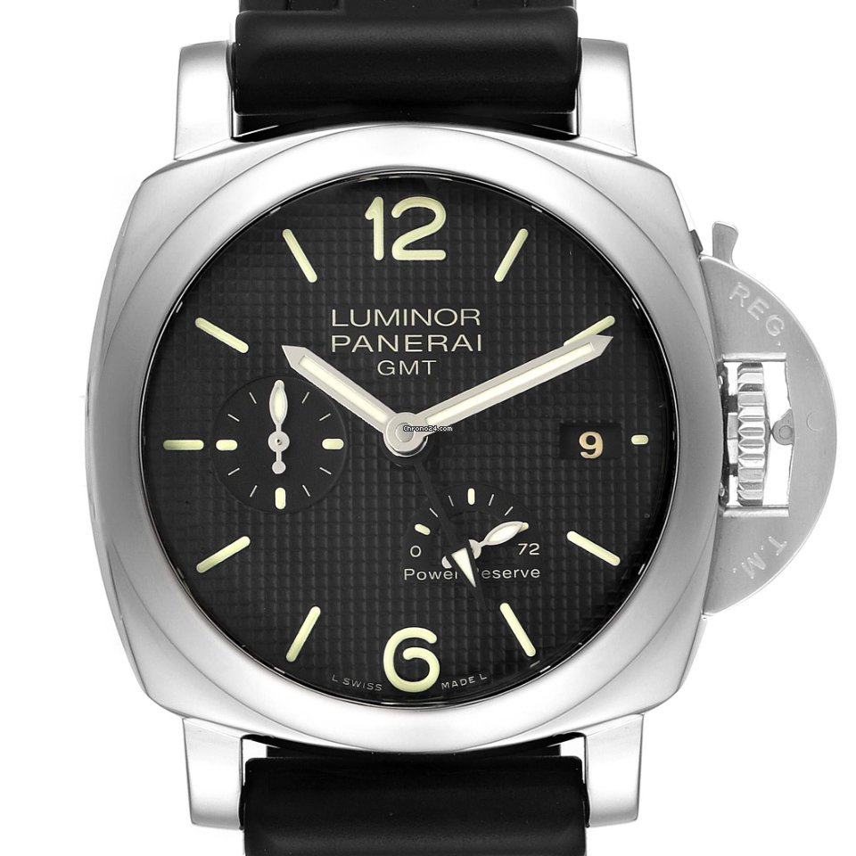 Panerai Luminor 1950 3 Days GMT Power Reserve Automatic Mens watch Unisex Automatic Steel PAM00537