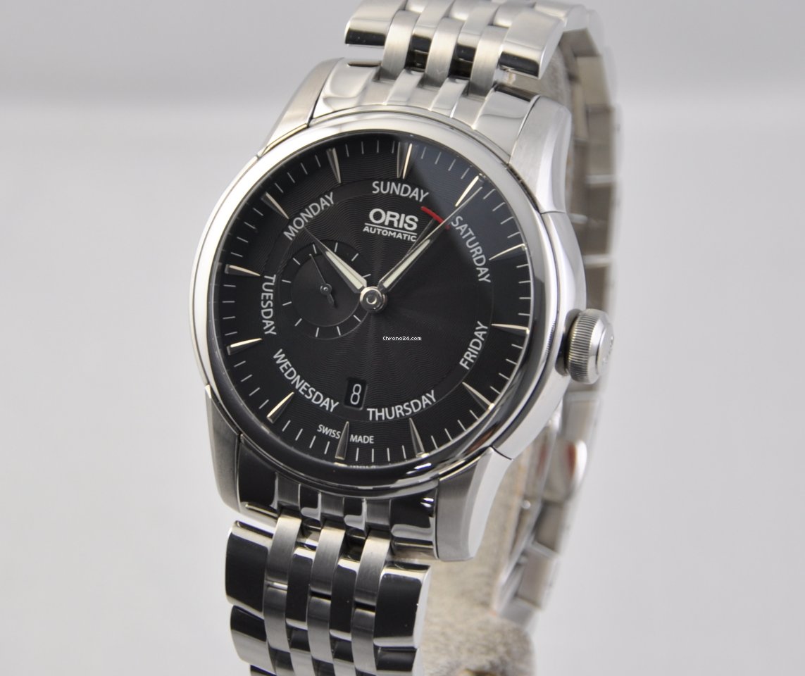 Oris Artelier Small Second Mens watch Unisex Automatic Steel 01 745 7666 4054-07 8 23 77