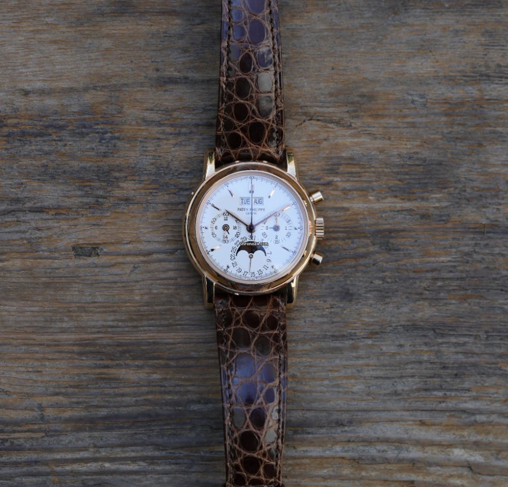 Patek Philippe Perpetual Calendar Chronograph Manual winding Rose gold 3970ER