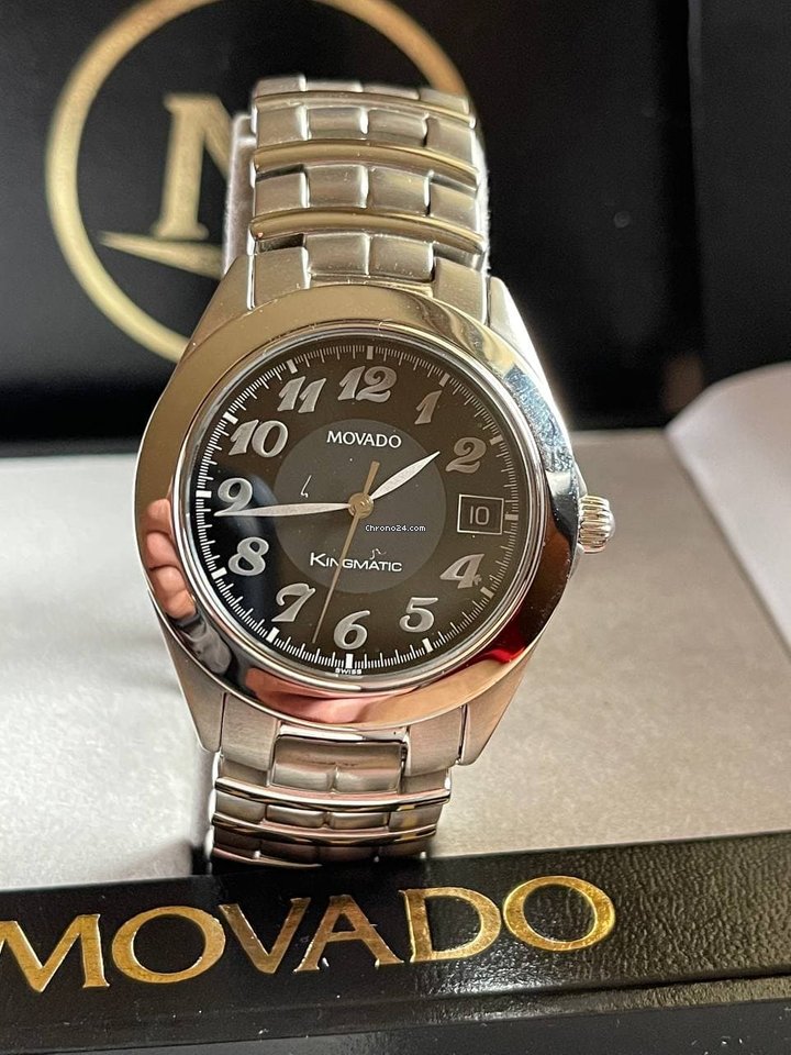 Movado Kingmatic Mens watch Unisex Automatic Steel Ref. 84-D7-875  Ser. 3716550