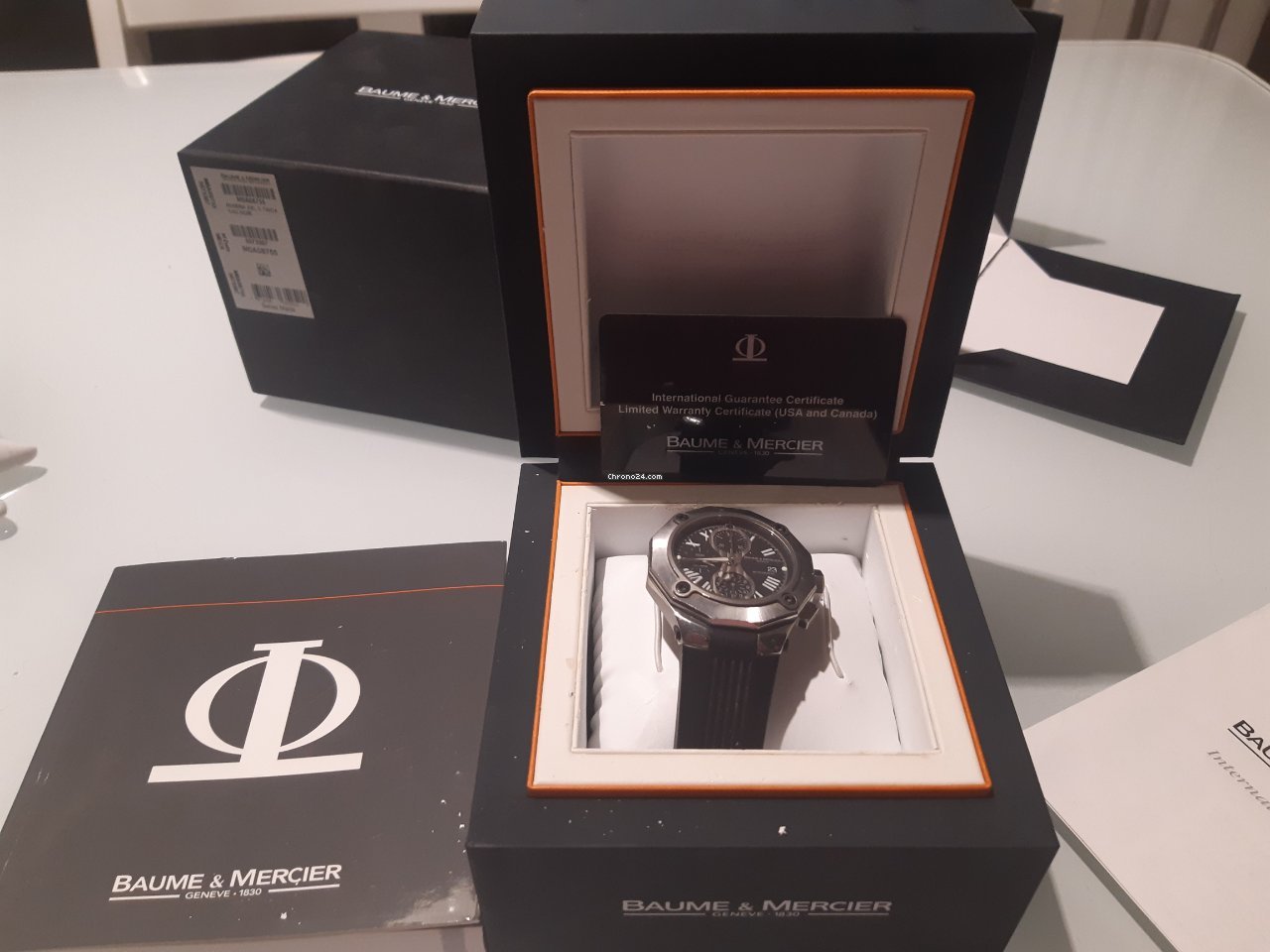 Baume & Mercier Riviera Mens watch Unisex Automatic Steel 65605 chrono xxl