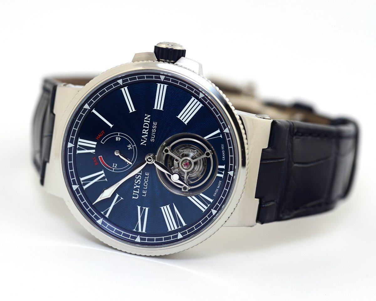 Ulysse Nardin Marine Tourbillon Mens watch Unisex Automatic Steel 1283-181 E3