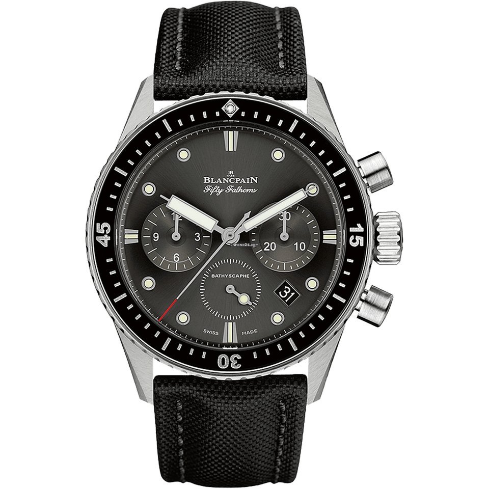 Blancpain Fifty Fathoms Bathyscaphe Mens watch Unisex Automatic Steel 5200-1110-B52A