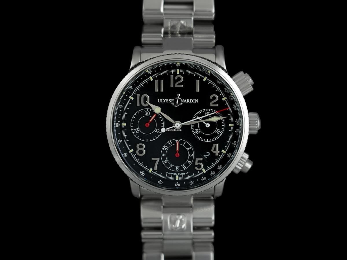 Ulysse Nardin Marine Chronograph Mens watch Unisex Automatic Steel 7972